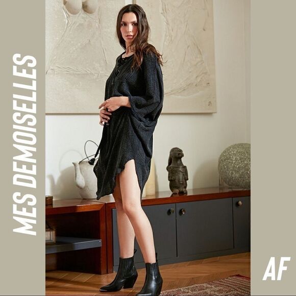 FREE PEOPLE BY MES DEMOISELLES KOLLINA DRESS IN AQUA NEW NWT - Picture 6 of 10